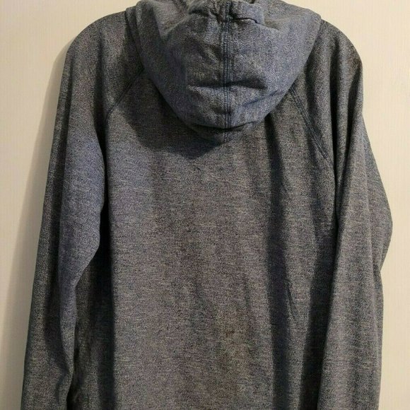 Unisex Long Sleeve Denim Blue Hoodie Kangaroo Pouch Sz L VANS OFF THE WALL - Picture 4 of 9